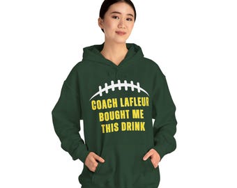 Coach Matt LaFleur Fan-Sweatshirt, Wisconsin Sportgeschenk, Grün und Gold, Matt LaFleur Bekleidung, Fußballfanatiker, Green Bay Fußball Hoodie