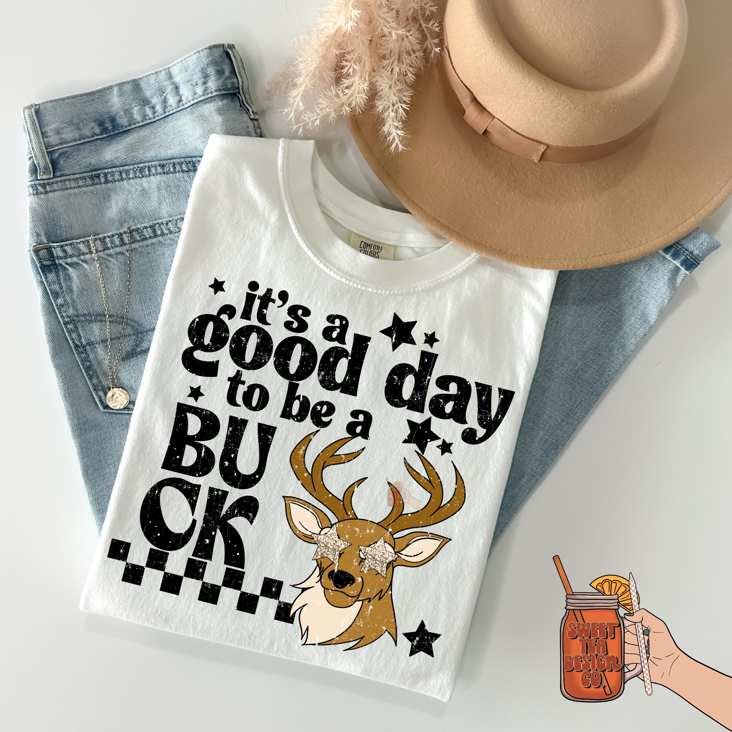 It’s a Good Day to Be an Buck PNG Digital Download Mascot Design, Team ...