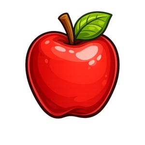 Printable Apple Name Tag for Classroom Student Labels with PNG and SVG