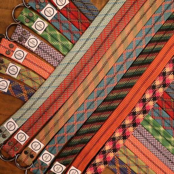 Belt made from retired climbing rope - perfect gift for climbers - colorful and sustainable