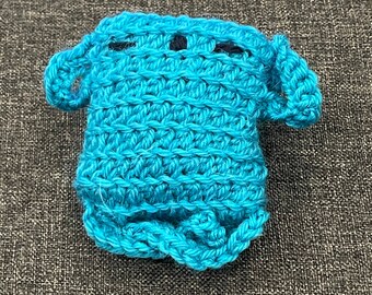 Cute Sleepy Crocheted Froggie Stuffie Plush