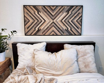 Barn Wood Geometric Wall Art
