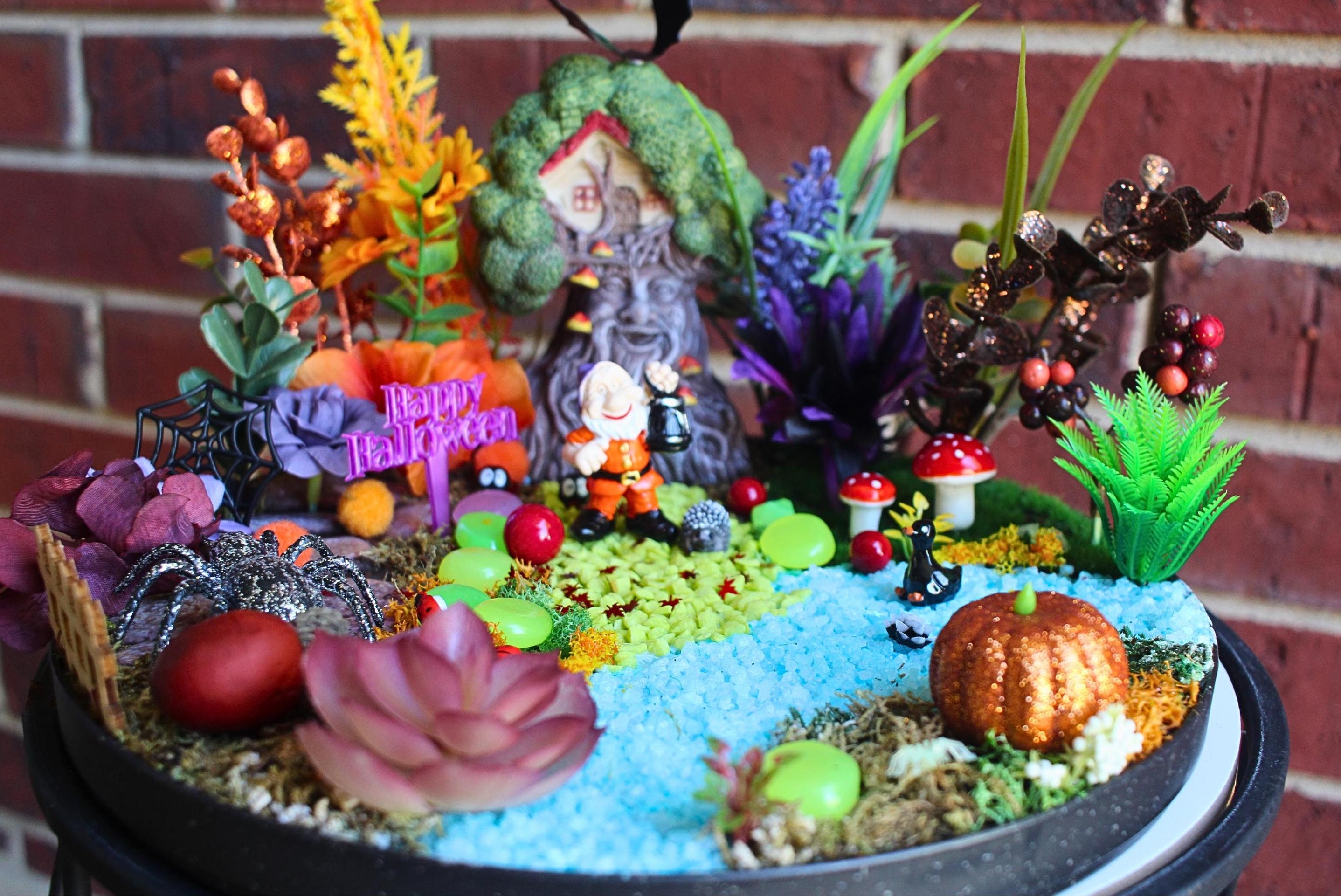 42 Unique Fairy Tale Crafts for Kids Perfect for Craft Time 14 Halloween Magic Miniature Fairy Garden Kit Assembled Lightweight…