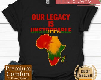 Afrikanskt arv Pride-t-shirt: Panafrikansk flagga, svart historia