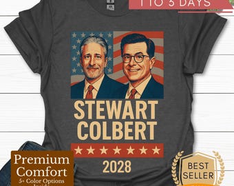 Stewart Colbert 2028 T-shirt: Sanning för alla, rolig politisk satir