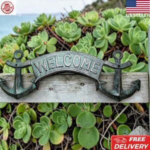 Cast Iron Anchor Sign - Etsy