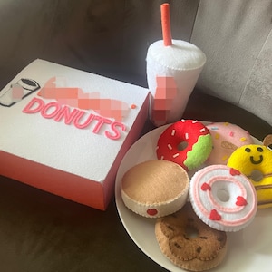 Donut set Pretend Play Food Set W/Box