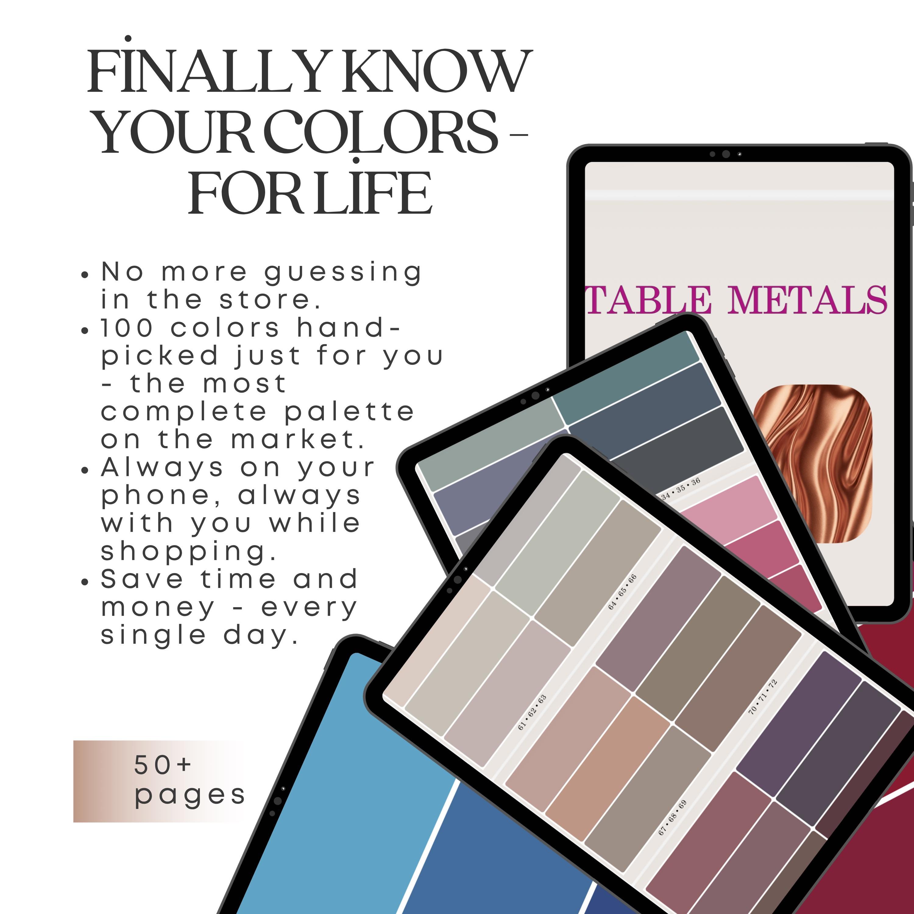 Real Virtual Color Analysis Vs AI • Custom Palette 100+ Colors • 16 ...