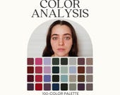 Real Color Analysis Online vs AI • 16-Season System • Digital Palette 100 Colors by Professional Stylist 10+ years