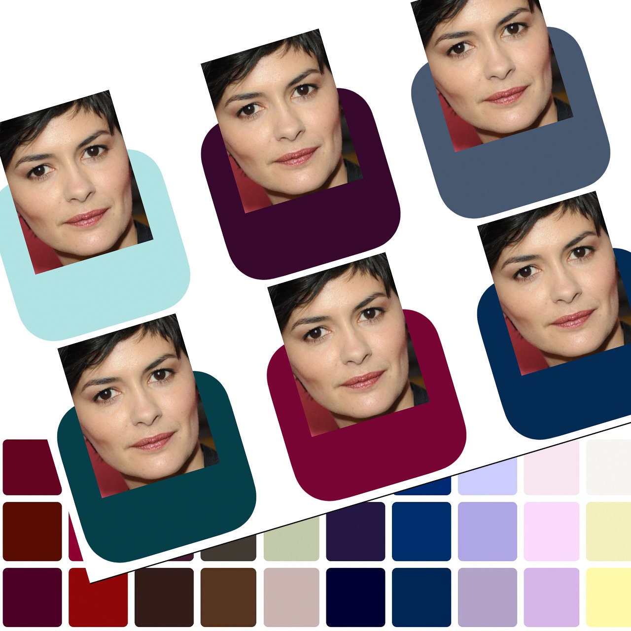 Personal Color Analysis, Custom Color Palette 80100 Colors, Season