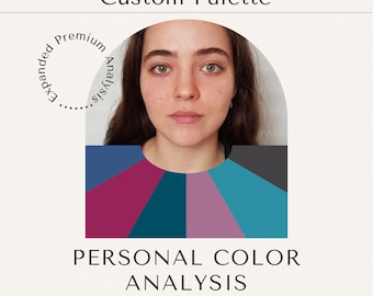 Personal Color Analysis, Custom color palette 70-100 colors, Season typing (16-Season System) by a stylist with 10 years of experience