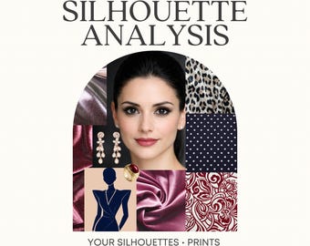 Análisis de silueta corporal, guía de estilo personalizada (PDF digital), sin IA (inspirado en Kibbe)