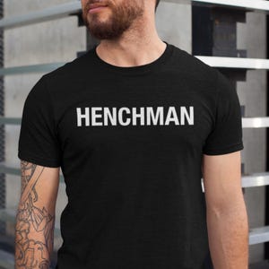 HENCHMAN Tee | 60s TV Show Shirt | Retro TV | Vintage Style | Free Shipping