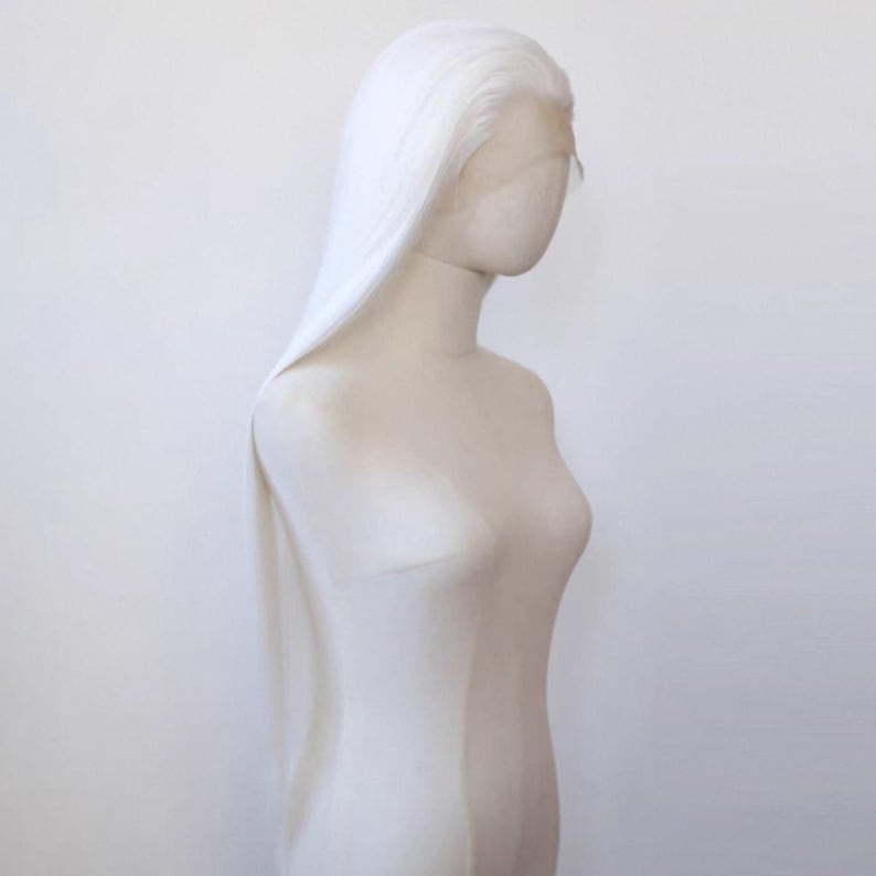 Adult Women's White Angel Wig main image 1