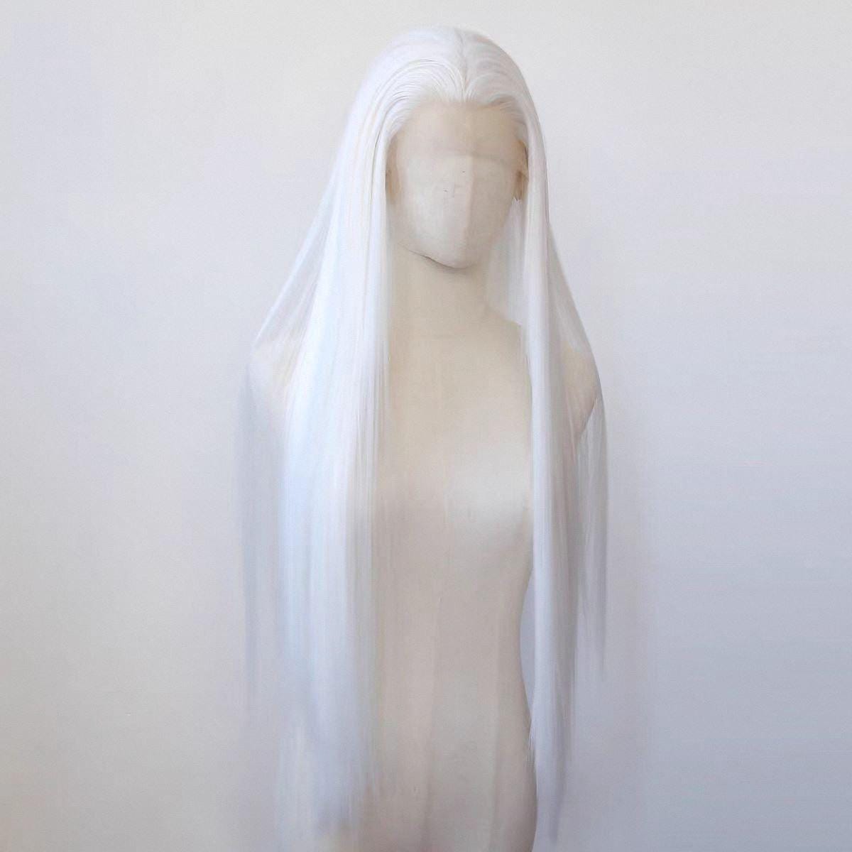 Adult Women's White Angel Wig main image 0