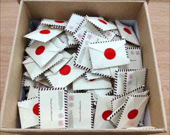 Mini envelopes, small gifts, romantic confession mini envelopes - couples confession writing note envelopes greeting cards