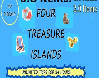 24 Hours Access Treasure Islands + 1 map download