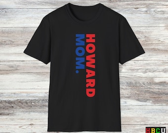 Howard University Mom Tee - HBCU Bison Pride Fashion