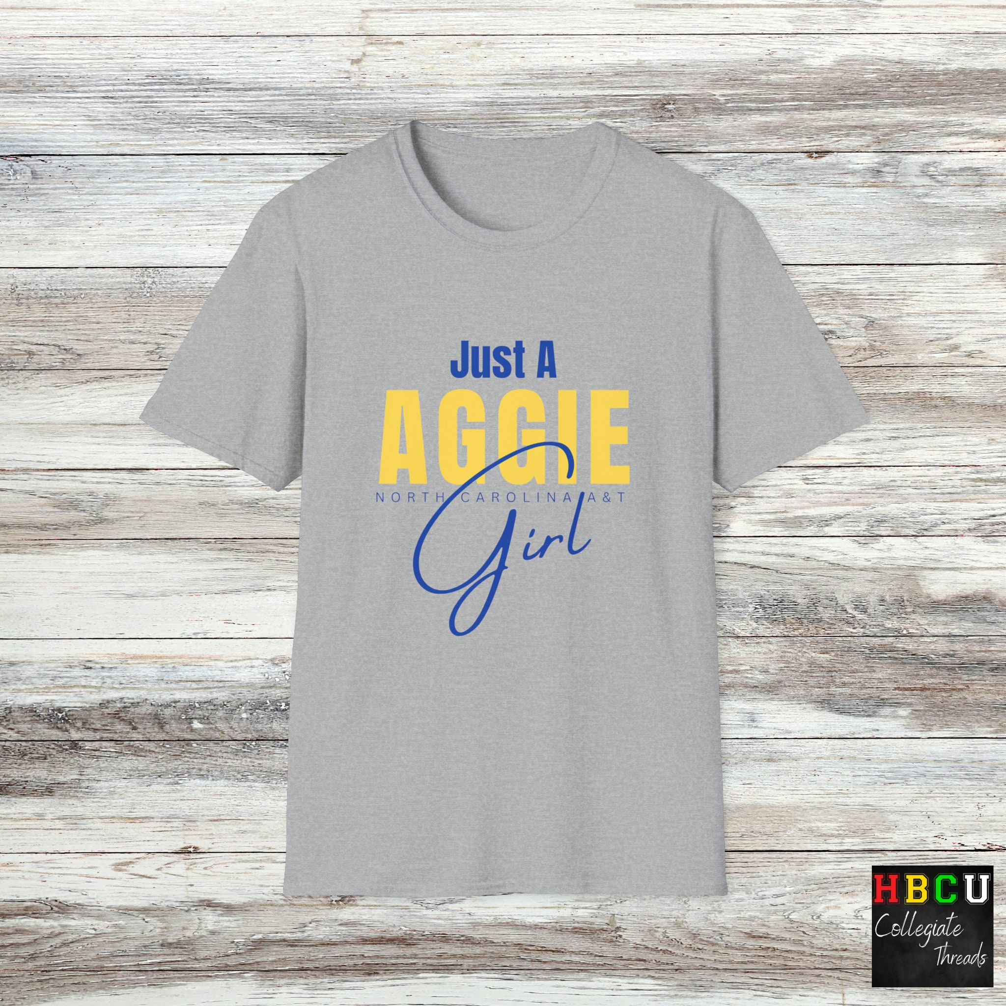 NCAT Just an Aggie Girl Tee Aggie Aggie Pride Ncatapparel Aggiegear