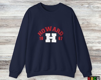 Howard University 1867 Crewneck Sweatshirt - HBCU Bison Pride