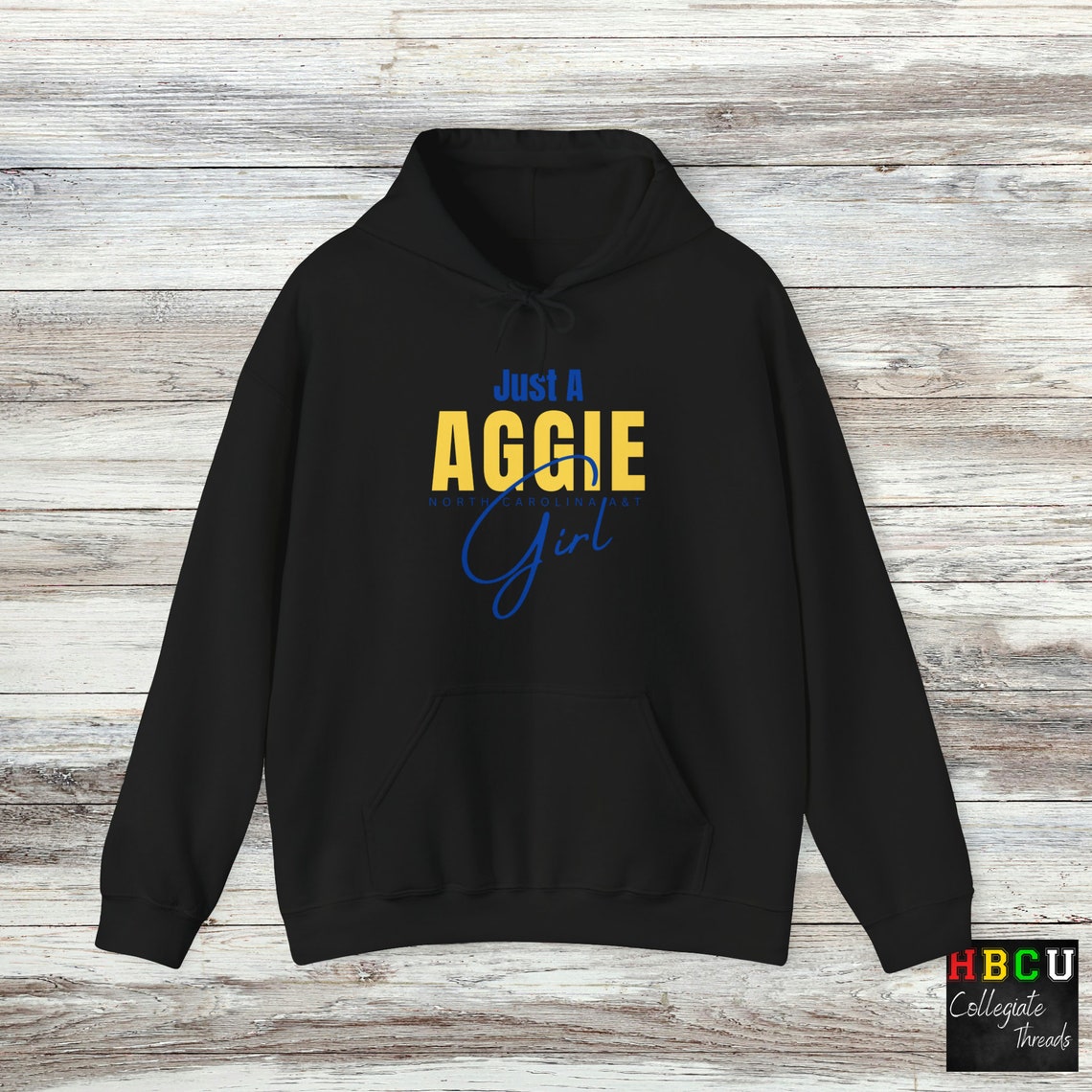 Just a Aggie Girl Hoodie NCAT Aggie Aggie Pride Ncatapparel Aggiegear
