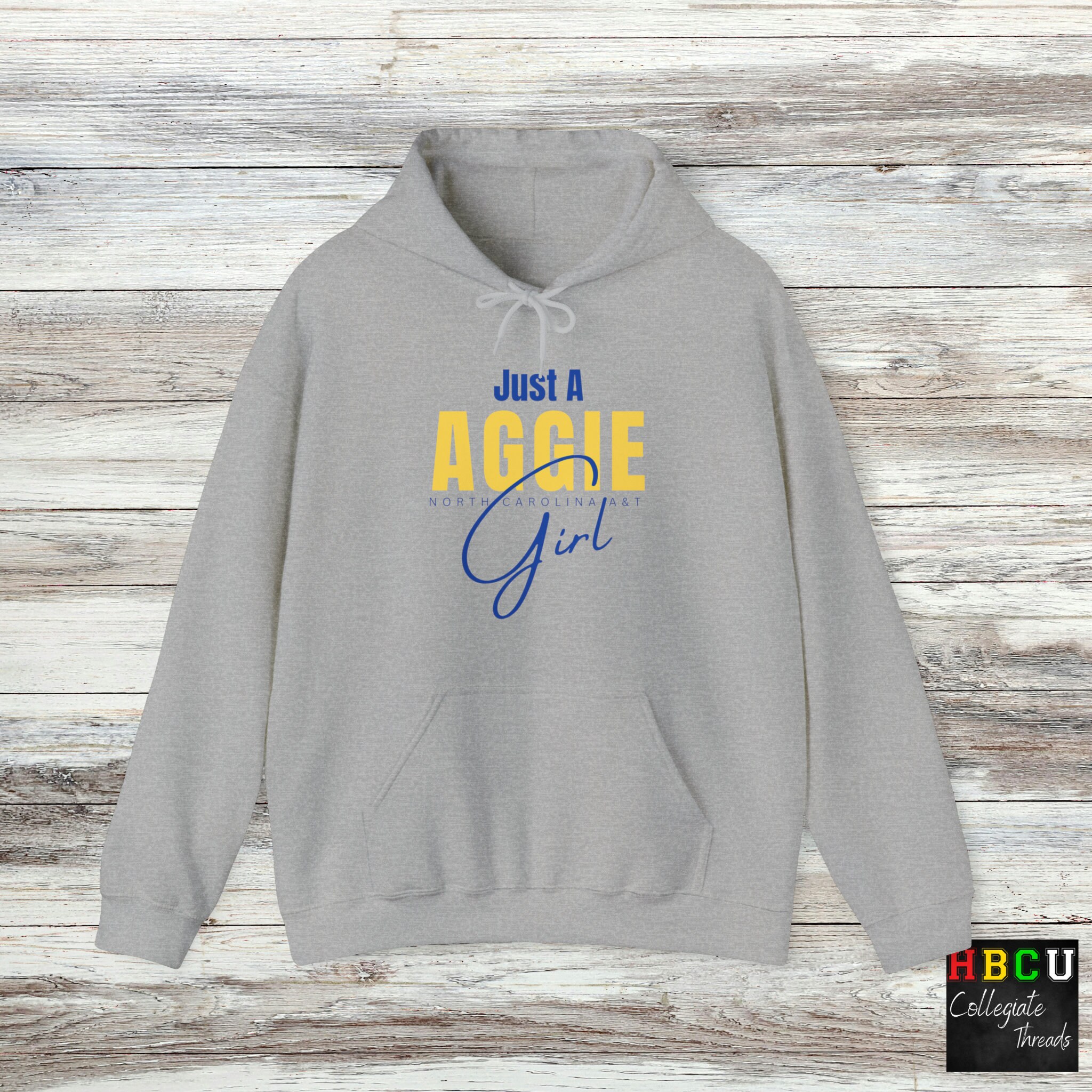Just a Aggie Girl Hoodie NCAT Aggie Aggie Pride Ncatapparel Aggiegear