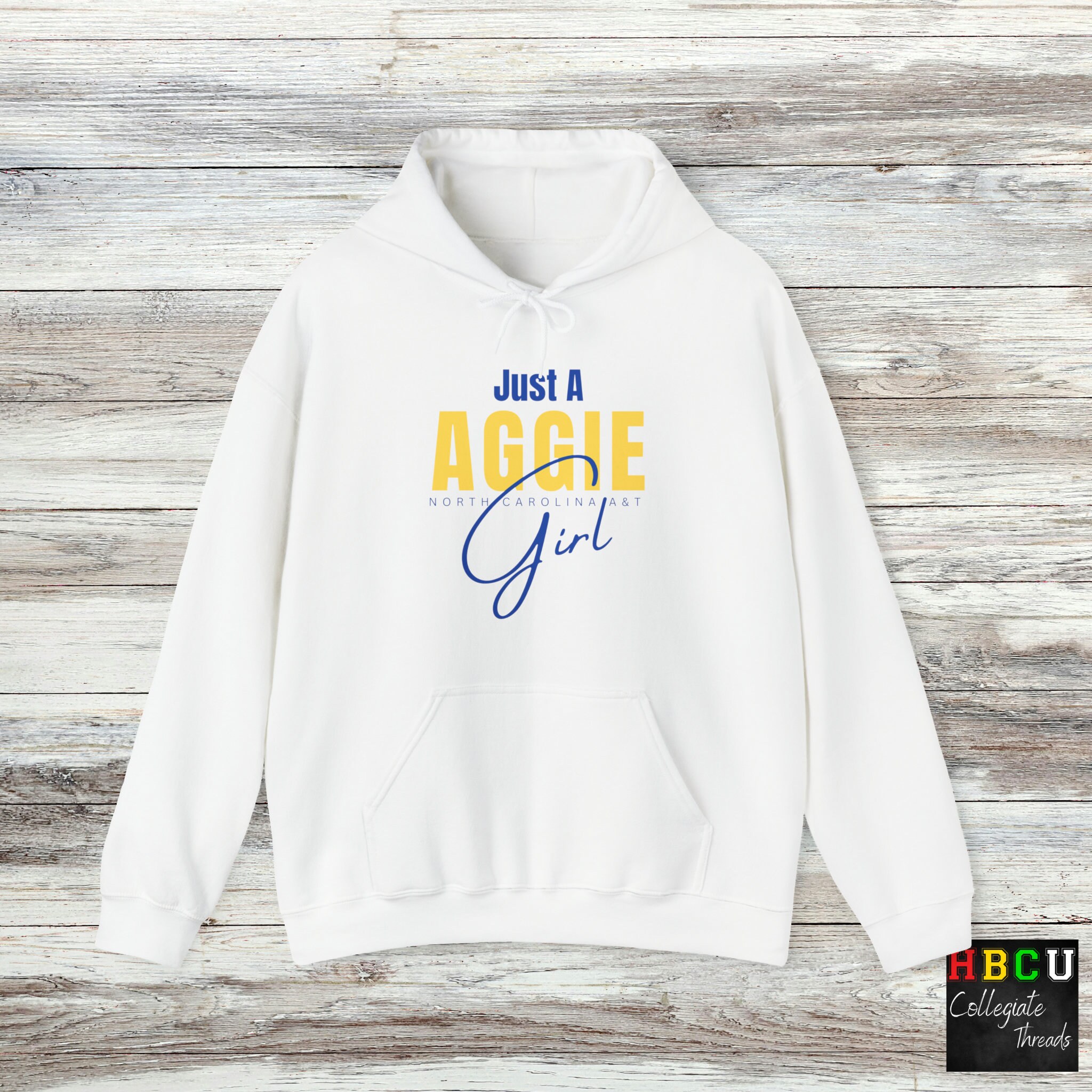 Just a Aggie Girl Hoodie NCAT Aggie Aggie Pride Ncatapparel Aggiegear