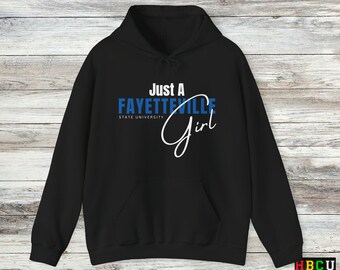 FSU Fayetteville Girl Hoodie | FSUBroncos | FayettevilleState | FSUAlumni | FSUApparel | FayettevilleStateUniversity | FSUGifts | FSUBroncos