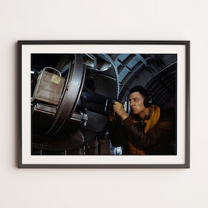 B-17 Machine Gunner | Fine Art Print, WW2 Poster, Restored, World War II, History Wall Art, Vintage, Photography Prints, Masters of the Air