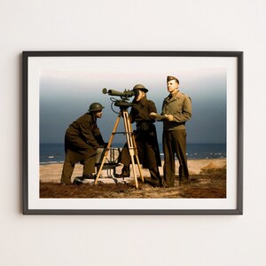 US Army Azimuth Training | Fine Art Print, WW2, Poster, Military Training, World War II, History Wall Art, Vintage Print, Photography Prints