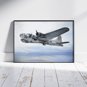 B-17G Flying Fortress Print: Restored WWII Aviation Poster