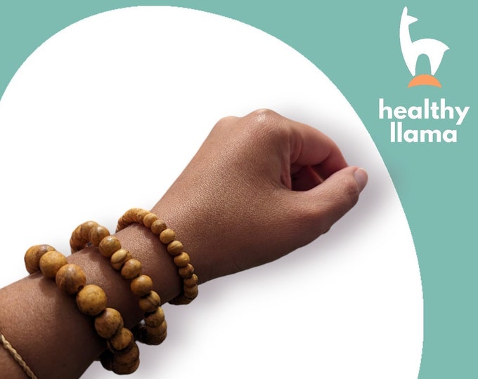 Sustainably sourced Peruvian Palo Santo Bracelets (6mm, 8mm, 10mm) / Bracelets de Palo Santo péruvien d'origine durable (6mm, 8mm, 10mm)