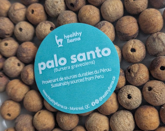 108/54 Palo Santo Beads: Sustainably Sourced from Peru (6mm, 8mm, 10mm)