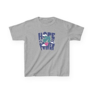Inspirational Gift for Brave Kids, Youth Shirt, Gift for Children, Encouraging T-Shirt, Cotton Kids Wear, Motivational Cancer Survivor image 6