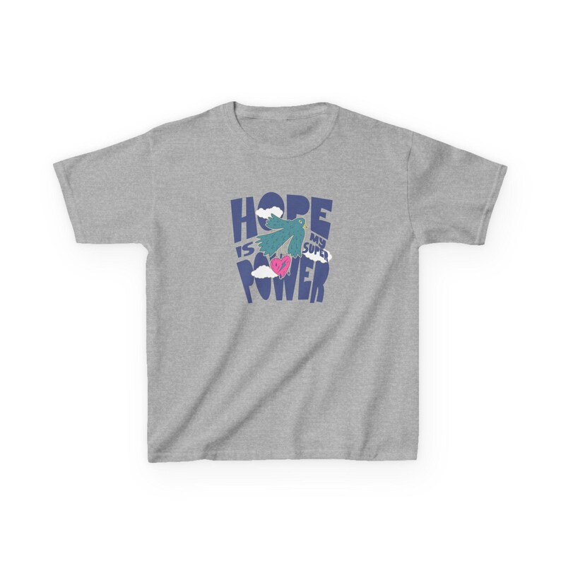 Inspirational Gift for Brave Kids, Youth Shirt, Gift for Children, Encouraging T-Shirt, Cotton Kids Wear, Motivational Cancer Survivor image 6