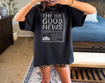 The Good News Graphic Tee: Unisex Christian Apparel