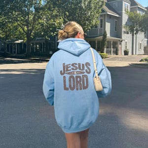 Jesus ist Herr Hoodie: Christliche mutige Glaubenserklärung Sweatshirt