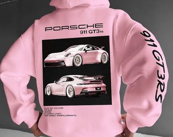 Sudadera con capucha Porsche, regalo con capucha unisex para él/ella, sudadera con capucha unisex amante del coche Porsche,