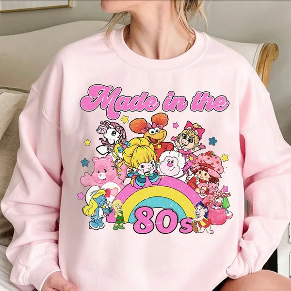 trending 80's sweatshirt, Made In The 80's Shirt, for Birthday Gift, Vintage 1980 Shirt, Retro 80’s Shirt, Gift sweatshirt