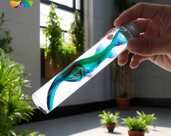 Bottled Transparent Duckbill Fish, Transparent Marine Skeleton Fish Double-Dyed And Single-Dyed Specimens Collection