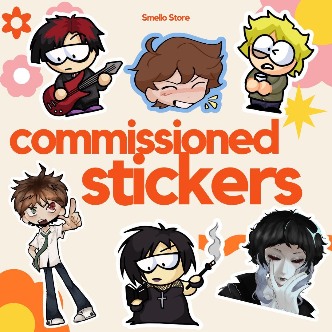 Commissioned Custom Stickers Smellostore (SP Style, Simple + Complex ...