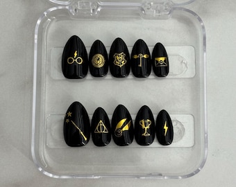 Handmade wizard nails