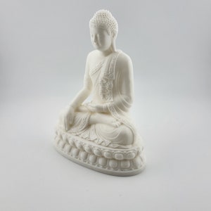 Decorative Thai Buddha Figurine - Purple & Black Dream Meditation 🇬🇧