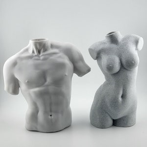 Conjunto de escultura decorativa con estatua de David, torso y cuerpo de mujer segura, ideal para el hogar y como regalo.