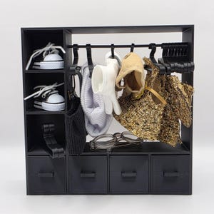 Labubu Closet/Wardrobe Small Plus 10 Labubu Hangers