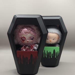 Labubu Drip Coffin Display