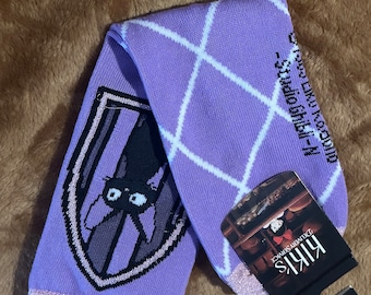 Studio Ghibli  Kiki's Delivery Service Jiji Stained Glass Crew Socks