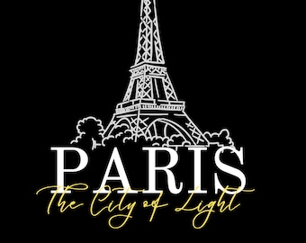 Paris T-shirt, Unisex Jersey Short Sleeve Tee, City of Lights