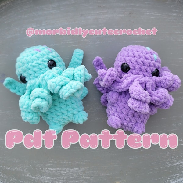 Make a mini Cthulhu crochet pattern