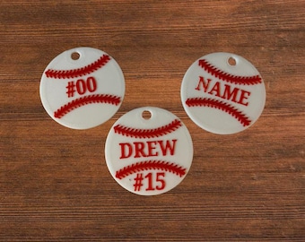 TEAM PACK | Personalized Baseball Keychain